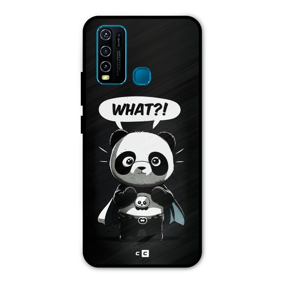 Panda What Confused Metal Back Case for Vivo Y50