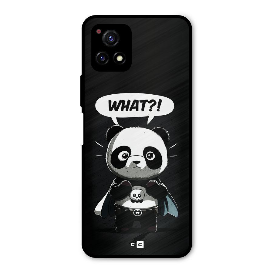 Panda What Confused Metal Back Case for Vivo Y72 5G