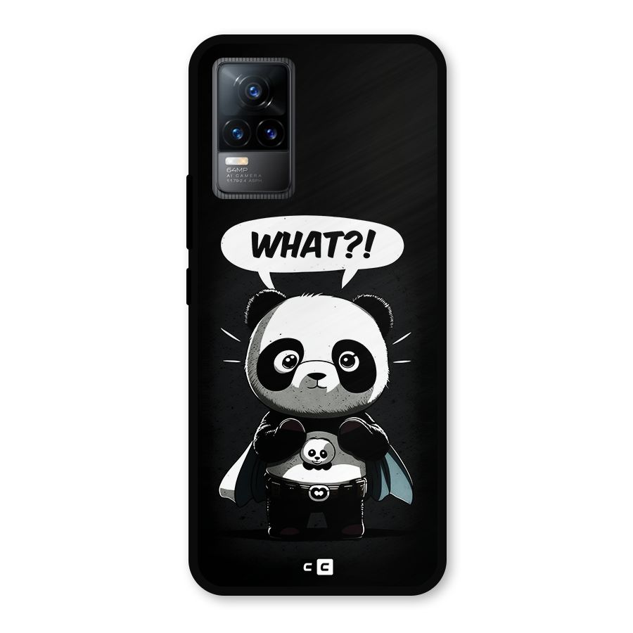 Panda What Confused Metal Back Case for Vivo Y73