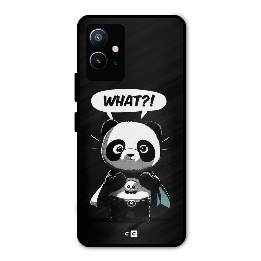 Panda What Confused Metal Back Case for Vivo Y75 5G