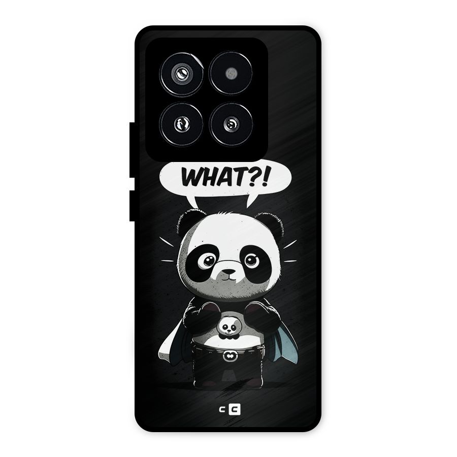 Panda What Confused Metal Back Case for Xiaomi 14 Pro