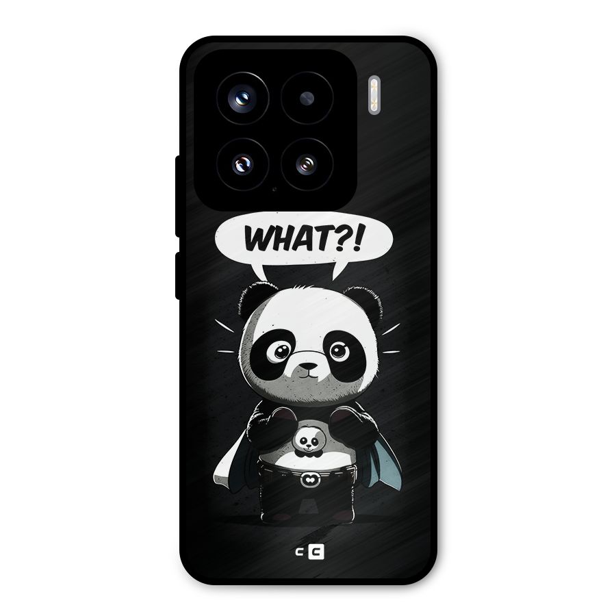 Panda What Confused Metal Back Case for Xiaomi 15
