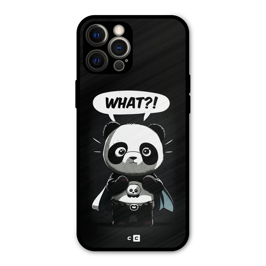 Panda What Confused Metal Back Case for iPhone 12 Pro Max