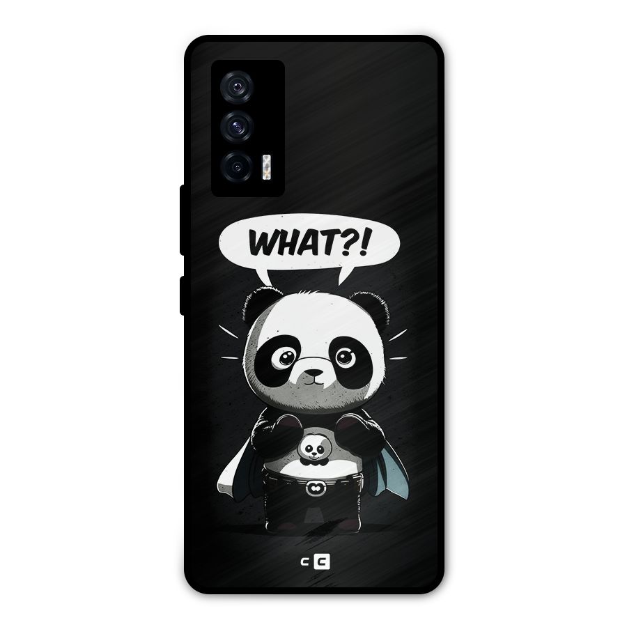 Panda What Confused Metal Back Case for iQOO 7 5G