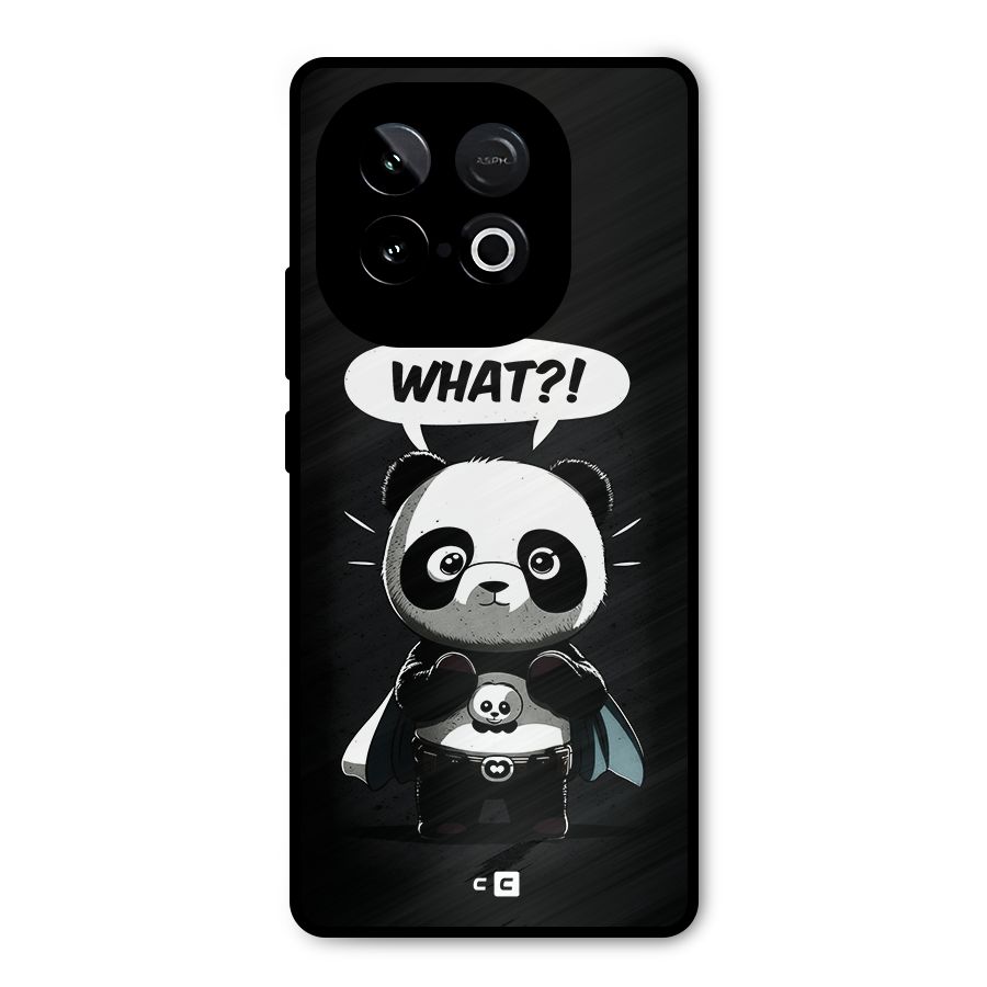 Panda What Confused Metal Back Case for iQOO Neo 10