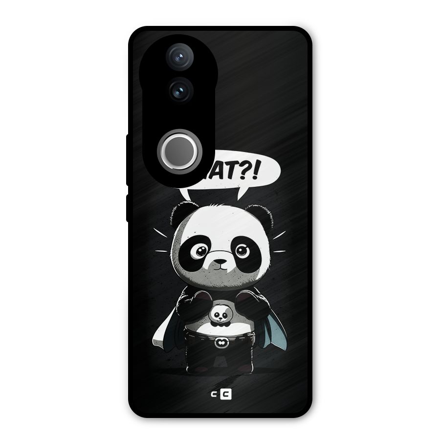 Panda What Confused Metal Back Case for iQOO Z10R
