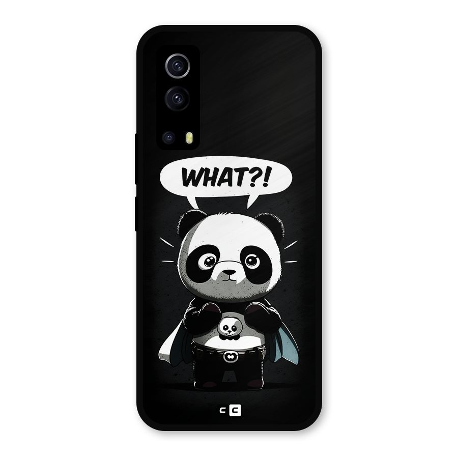 Panda What Confused Metal Back Case for iQOO Z3