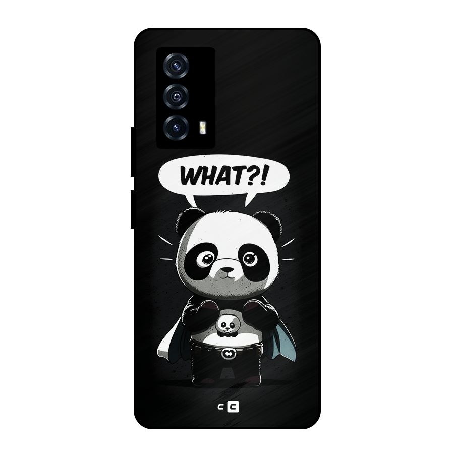 Panda What Confused Metal Back Case for iQOO Z5