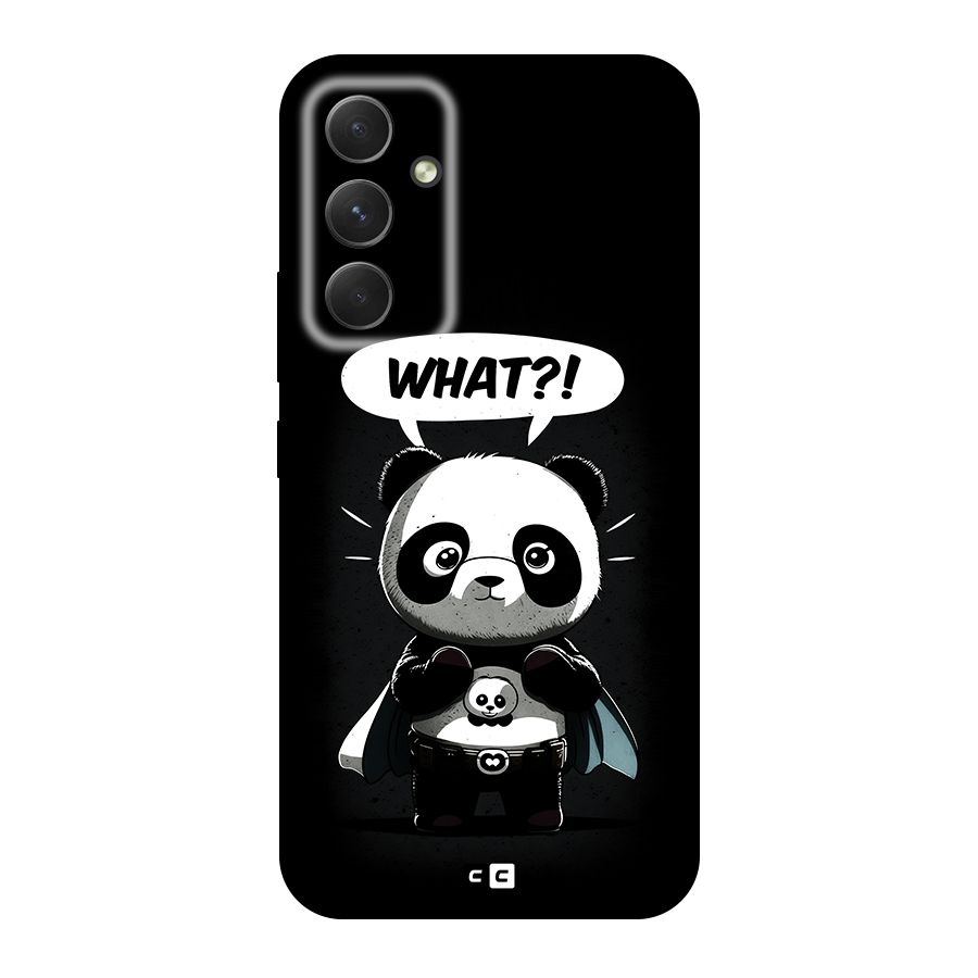 Panda What Confused Original Polycarbonate Back Case for Galaxy A54