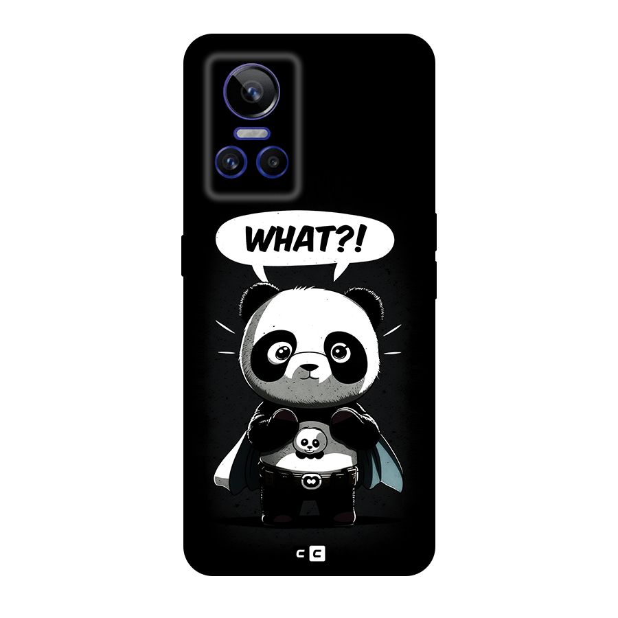 Panda What Confused Original Polycarbonate Back Case for Realme GT Neo 3