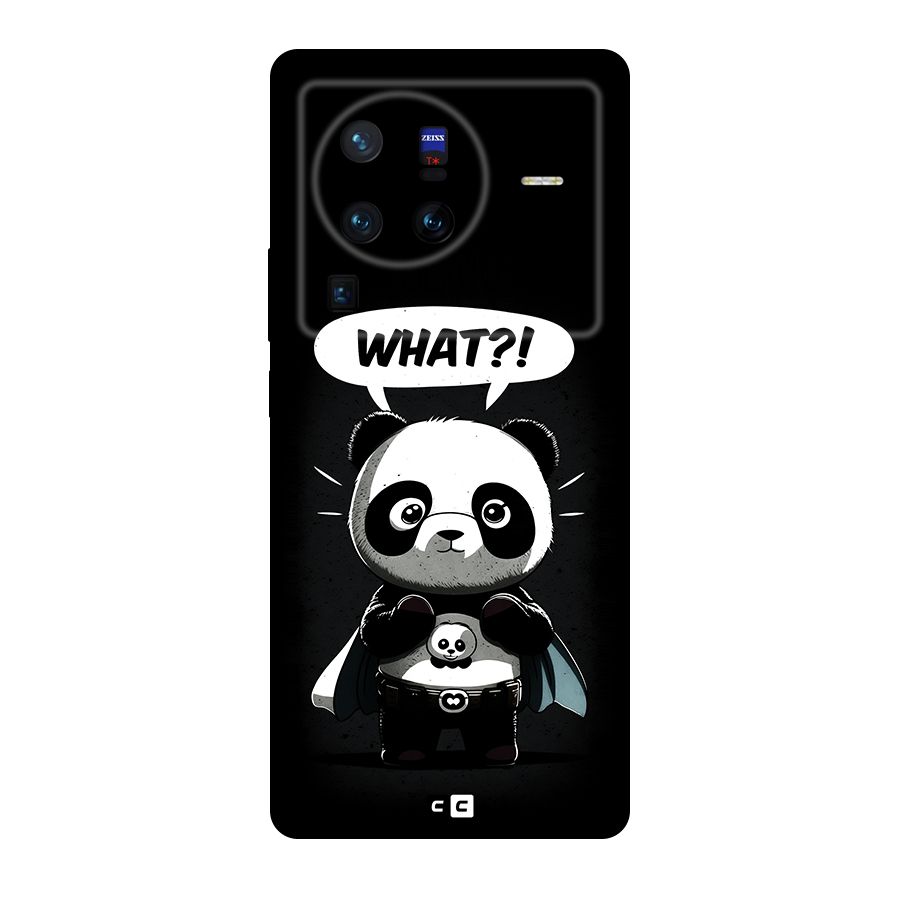Panda What Confused Original Polycarbonate Back Case for Vivo X80