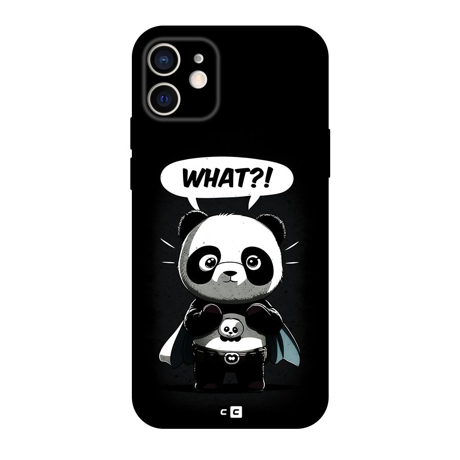 Panda What Confused Original Polycarbonate Back Case for iPhone 12