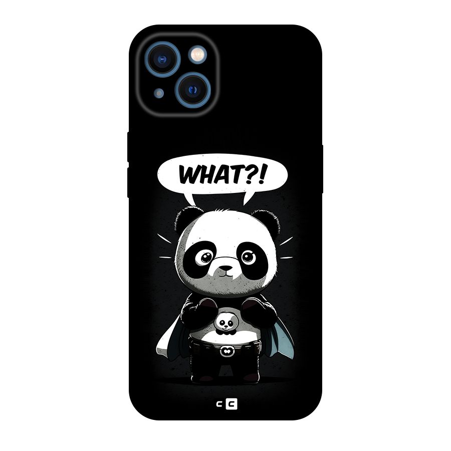 Panda What Confused Original Polycarbonate Back Case for iPhone 13