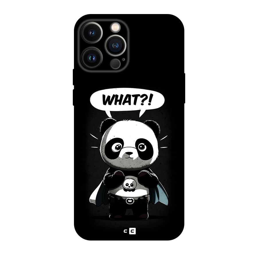 Panda What Confused Original Polycarbonate Back Case for iPhone 13 Pro Max