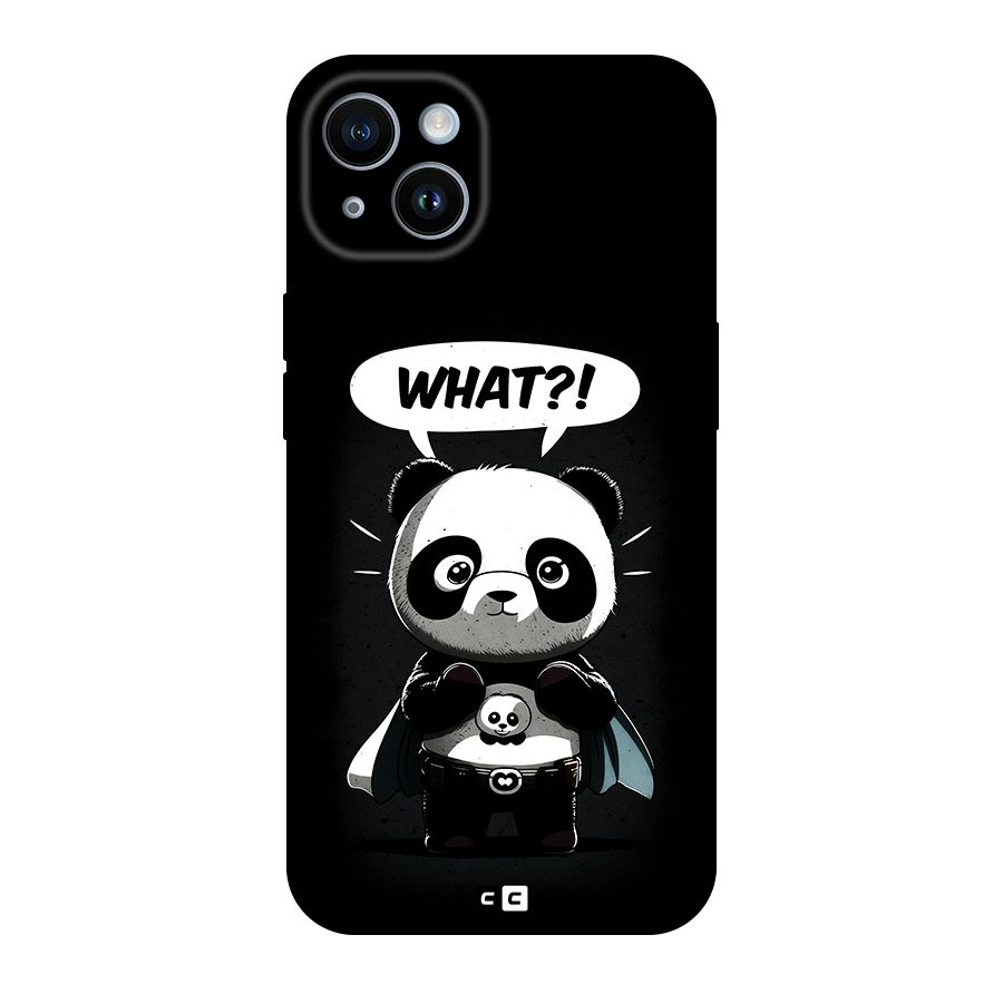 Panda What Confused Original Polycarbonate Back Case for iPhone 14