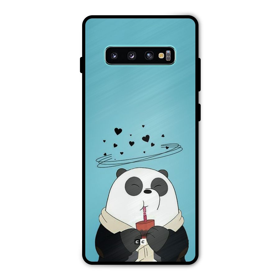 Pandaa Ji Metal Back Case for Galaxy S10 Plus