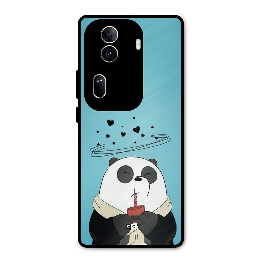 Pandaa Ji Metal Back Case for Oppo Reno11 Pro 5G