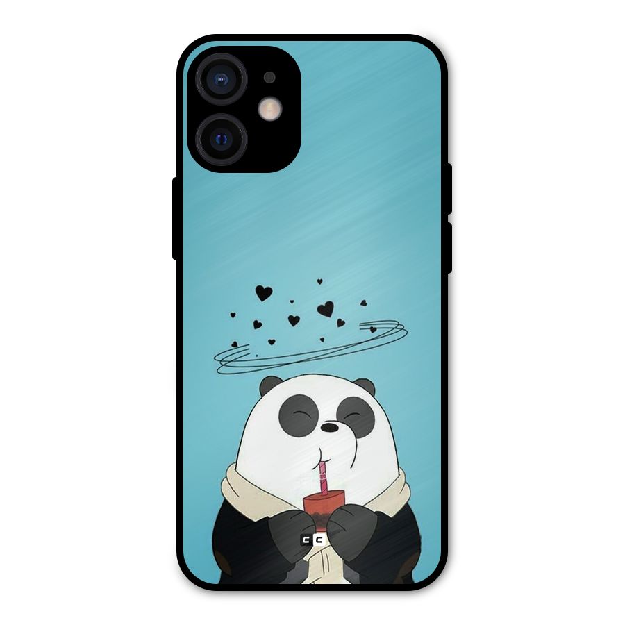 Pandaa Ji Metal Back Case for iPhone 12 Mini