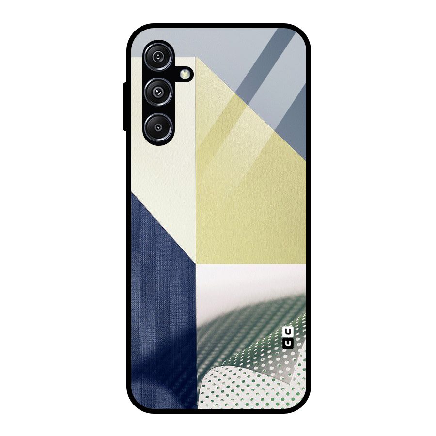 Paper Art Glass Back Case for Galaxy M34 5G