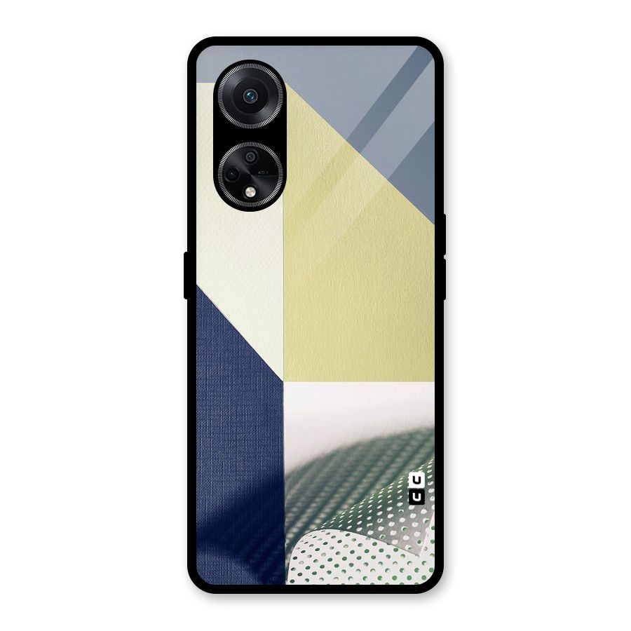 Paper Art Glass Back Case for Oppo F23