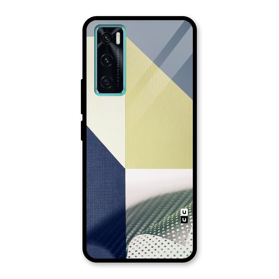 Paper Art Glass Back Case for Vivo V20 SE