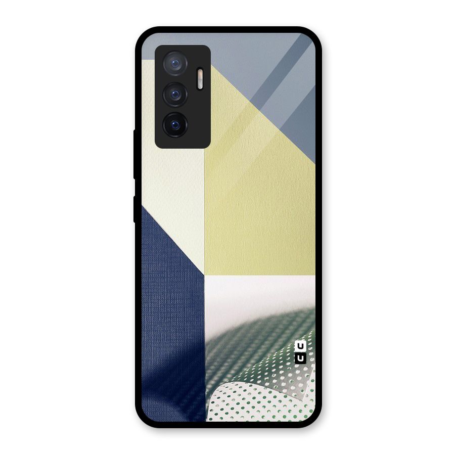 Paper Art Glass Back Case for Vivo V23e