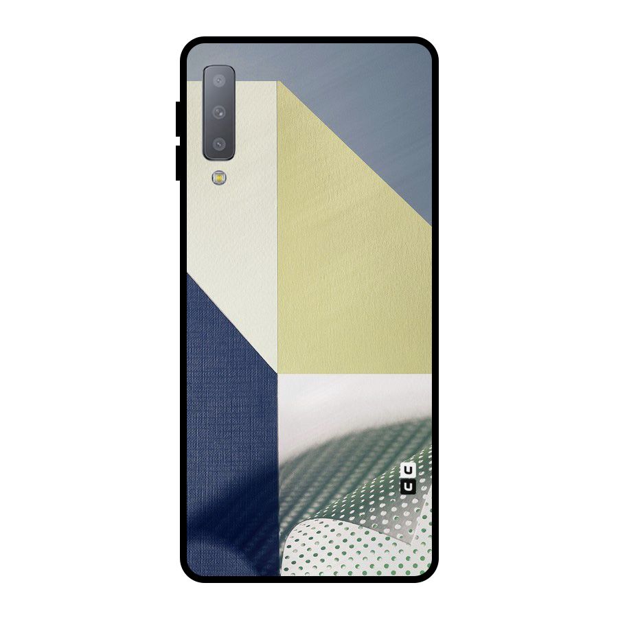 Paper Art Metal Back Case for Galaxy A7 (2018)