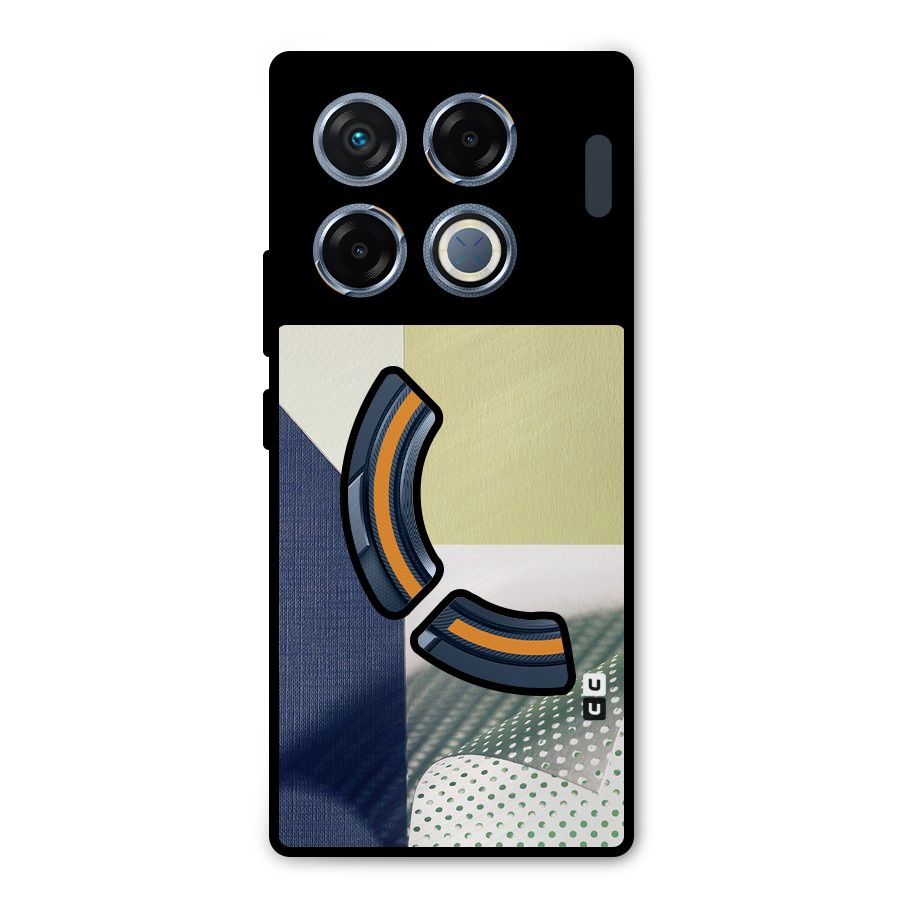 Paper Art Metal Back Case for Infinix GT 20 Pro