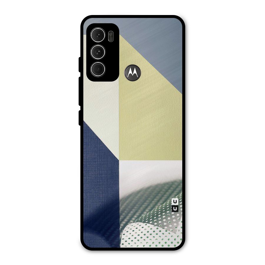 Paper Art Metal Back Case for Moto G60