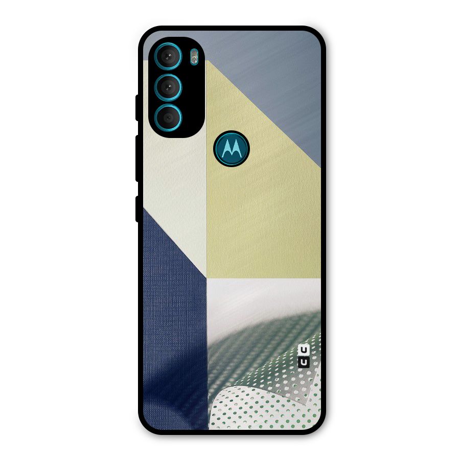 Paper Art Metal Back Case for Moto G71 5G