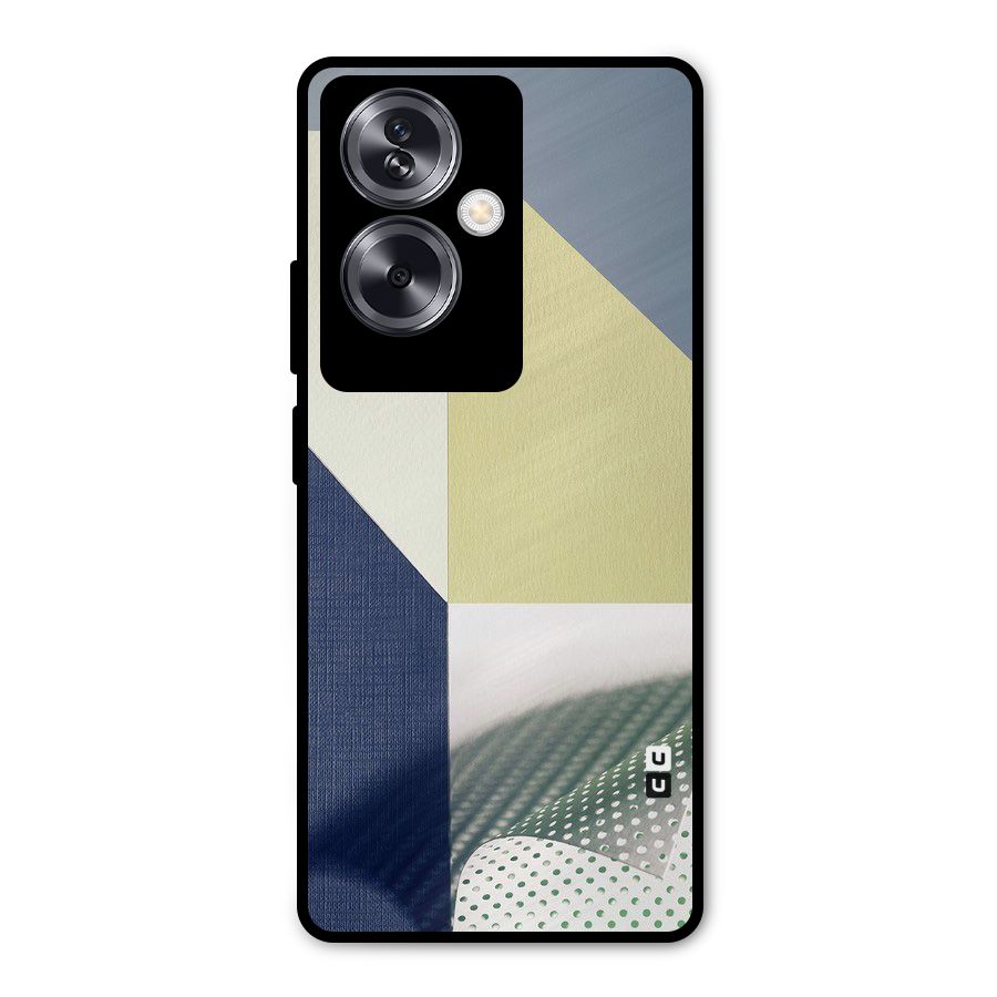 Paper Art Metal Back Case for Oppo A79 5G
