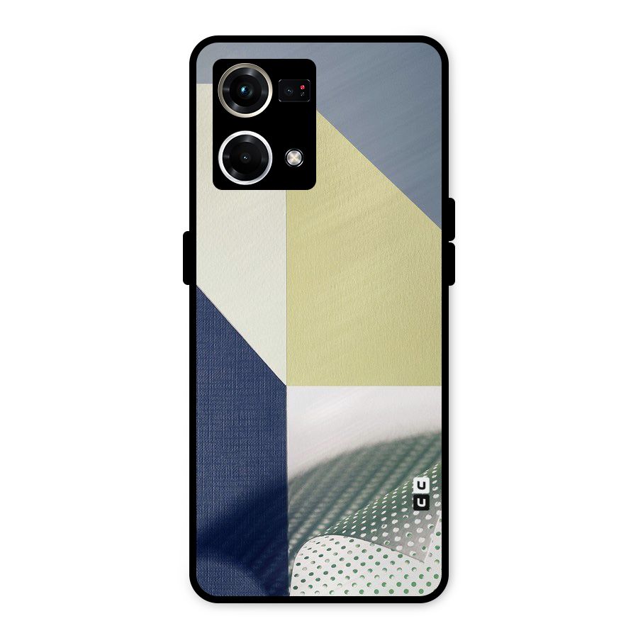 Paper Art Metal Back Case for Oppo F21s Pro 4G