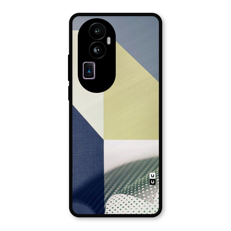 Paper Art Metal Back Case for Oppo Reno10 Pro Plus