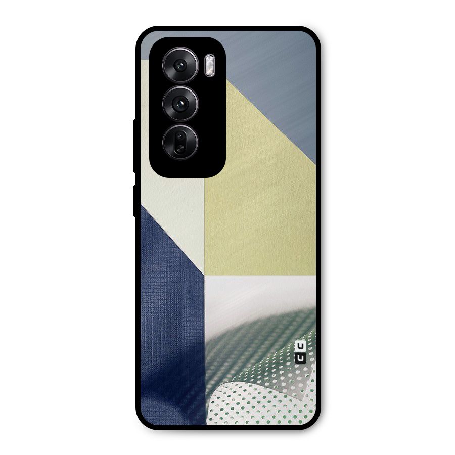 Paper Art Metal Back Case for Oppo Reno12