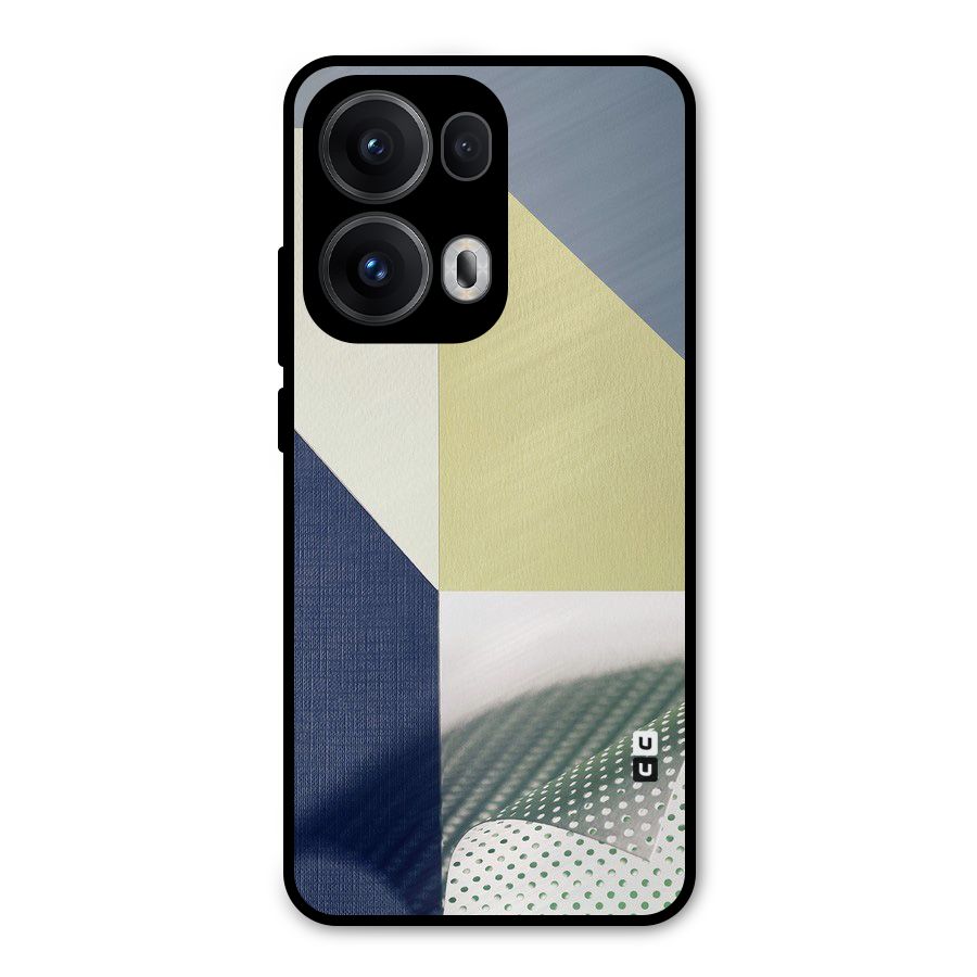 Paper Art Metal Back Case for Oppo Reno13 Pro