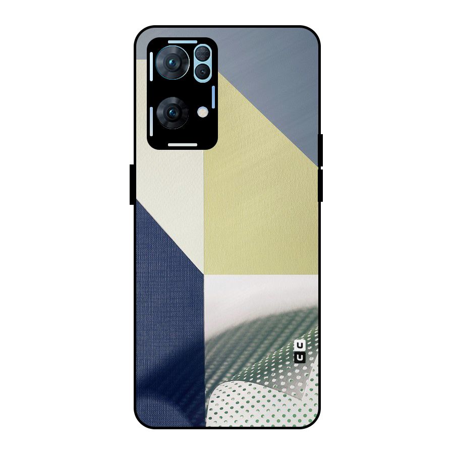 Paper Art Metal Back Case for Oppo Reno7 Pro 5G