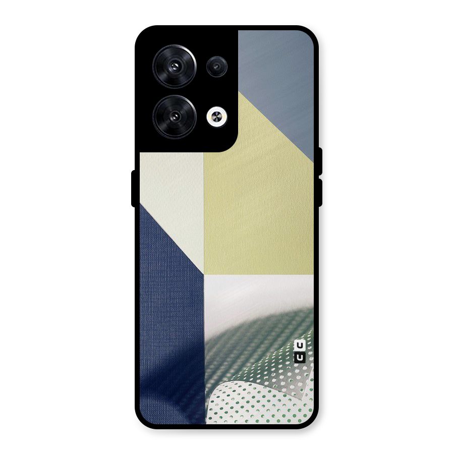 Paper Art Metal Back Case for Oppo Reno8 5G