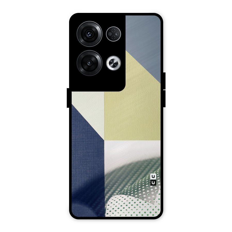 Paper Art Metal Back Case for Oppo Reno8 Pro 5G