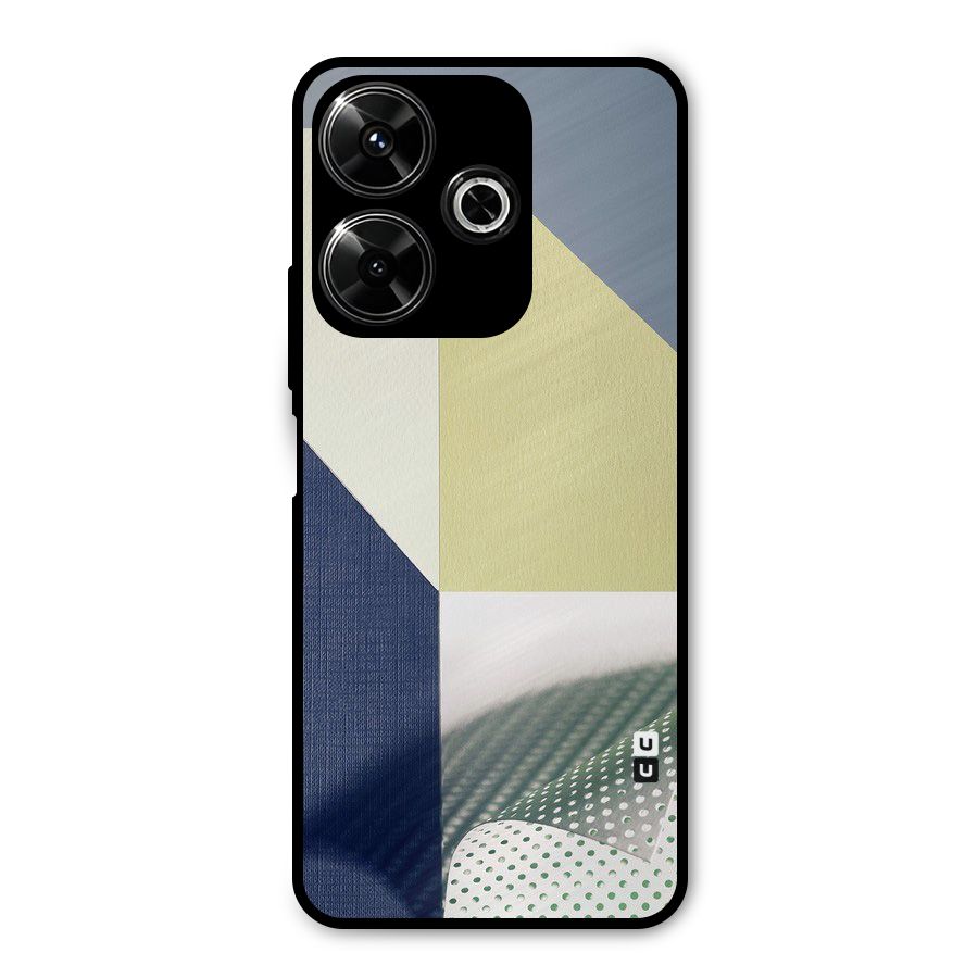 Paper Art Metal Back Case for Poco M6 Plus