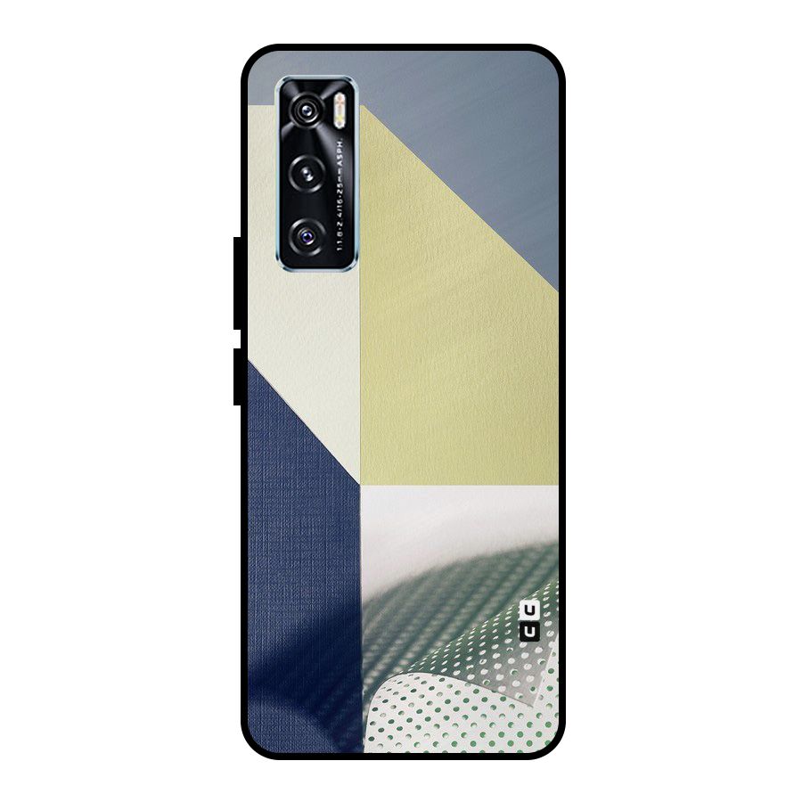 Paper Art Metal Back Case for Vivo V20 SE