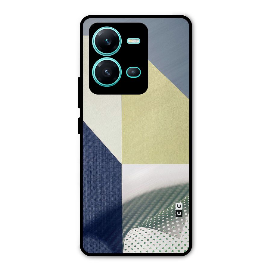 Paper Art Metal Back Case for Vivo V25