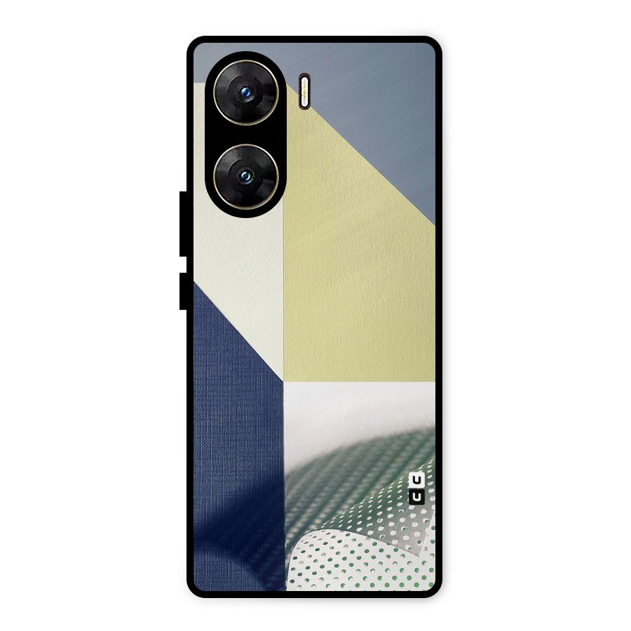 Paper Art Metal Back Case for Vivo V29e