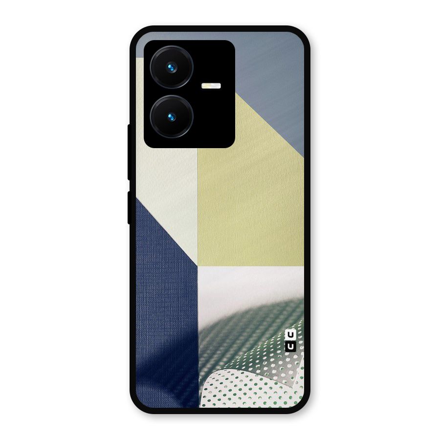 Paper Art Metal Back Case for Vivo Y22