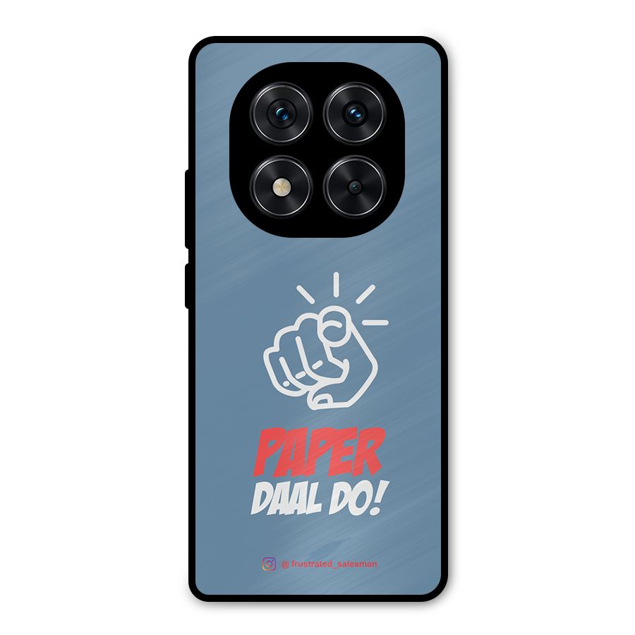 Paper Daal Do SteelBlue Metal Back Case for Redmi Note 14 Pro 5G