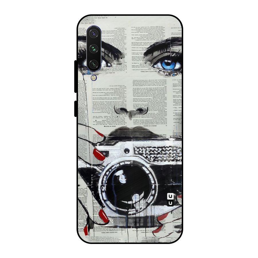 Paper Face Beauty Metal Back Case for Mi A3