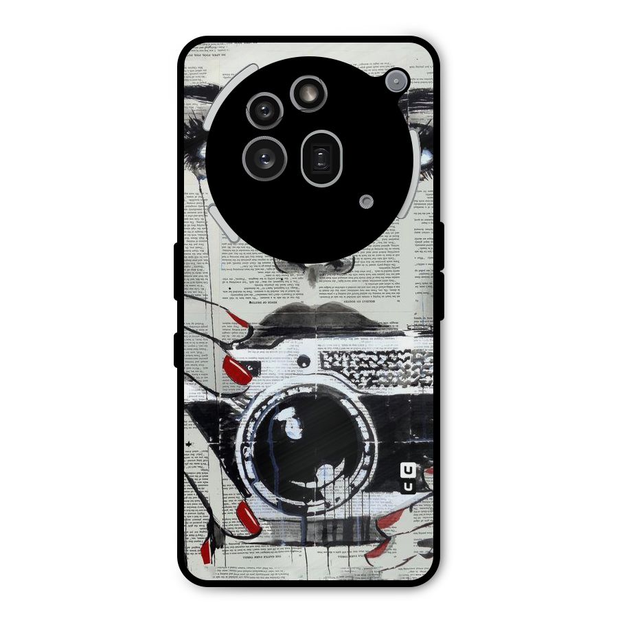 Paper Face Beauty Metal Back Case for Nothing Phone 3a Pro