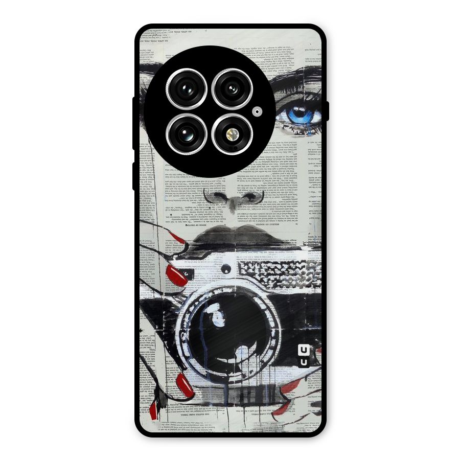 Paper Face Beauty Metal Back Case for OnePlus 13