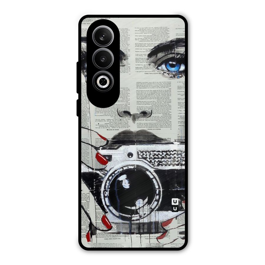 Paper Face Beauty Metal Back Case for OnePlus Nord CE4