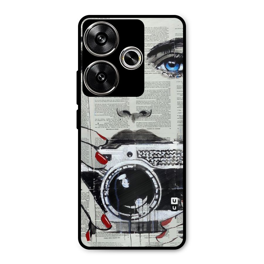 Paper Face Beauty Metal Back Case for Poco F6