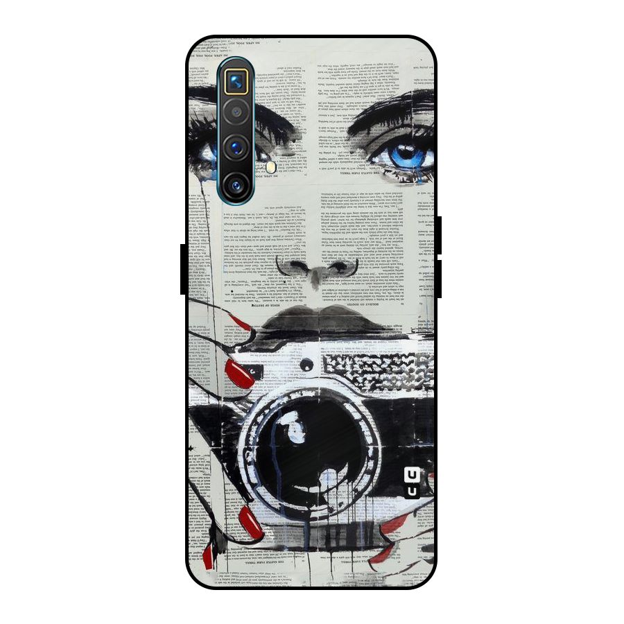 Paper Face Beauty Metal Back Case for Realme X3 SuperZoom
